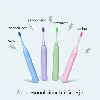 Personalizirano čiščenje s sonično zobno ščetko 🌞 Katero barvo bi izbrala ti? #hellococo #teethcare
